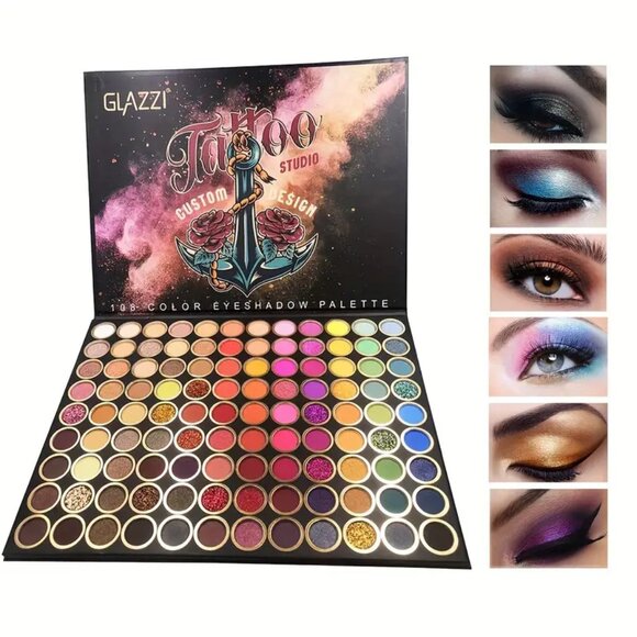Other - 108 Colors Waterproof Makeup Palette, Earth Color, Multicolor, Rainbow Coral